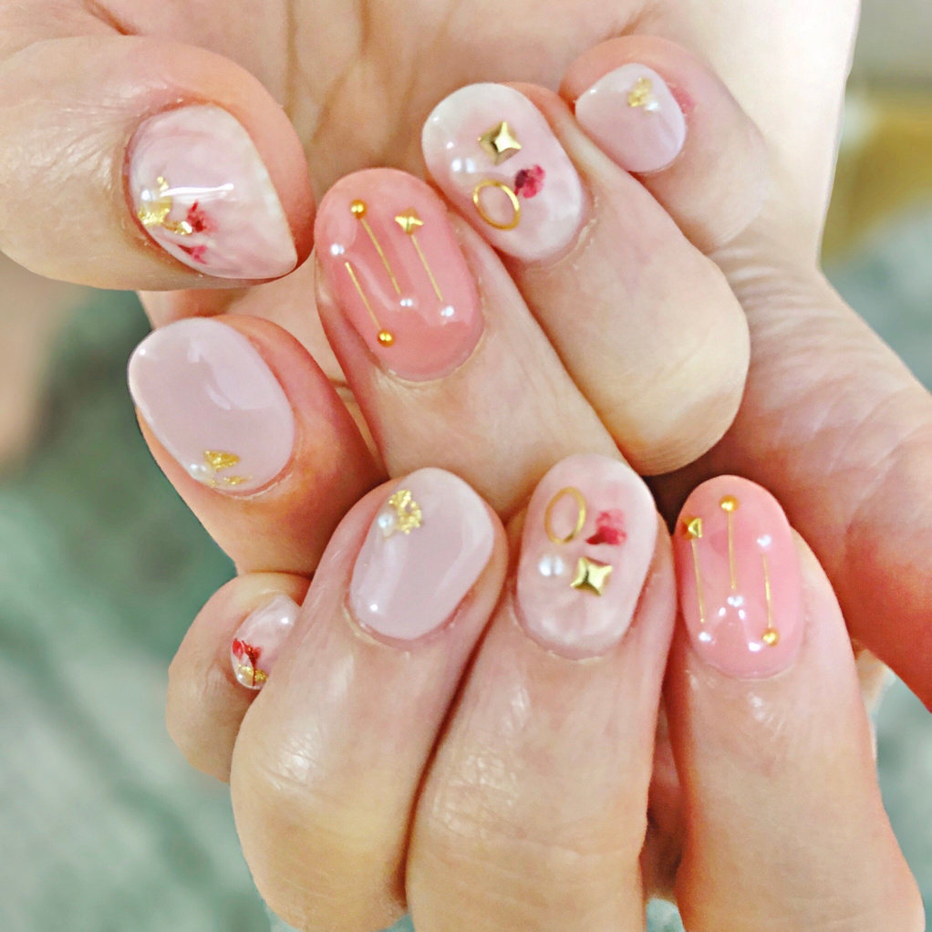 Pink nail